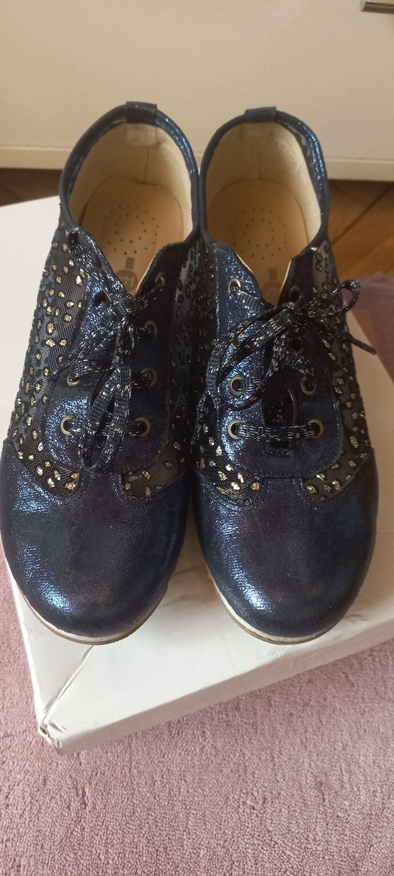 Lacivert içten tabanlı ayakkabı - Görsel 5