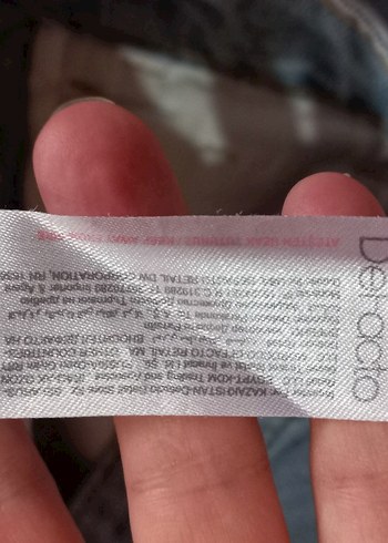 Yırtık Detaylı  Mavi Bol Kesim Kadın Jean - Görsel 8