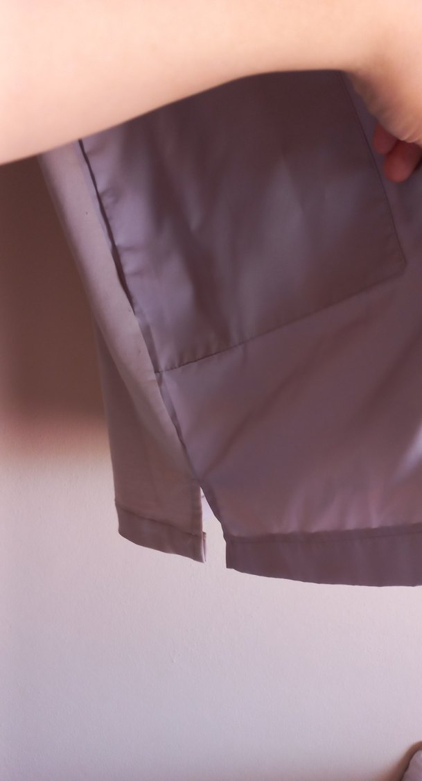 gri renk yağmurluk - Görsel 4