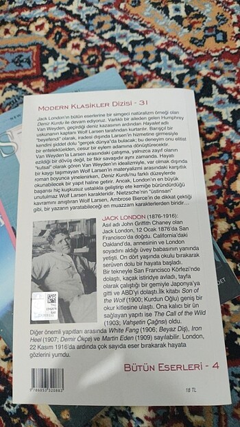  Jack London Deniz Kurdu