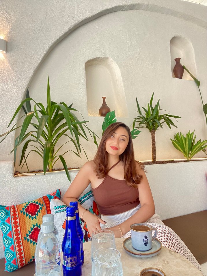 Bej Örgü Uzun Etek - Görsel 3