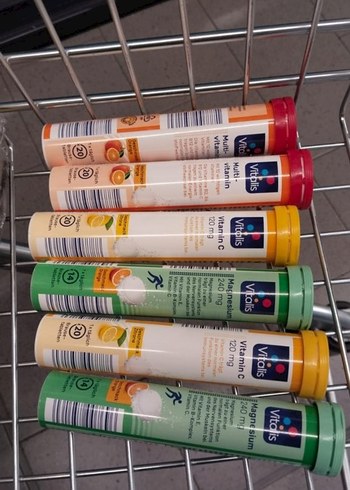 VİTALİS Çok Renkli Vitamin ve Mineral Takviyeleri