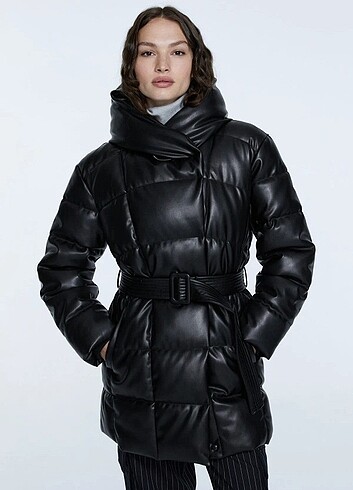Stradivarius Suni deri kemerli mont