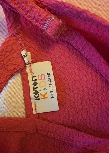 Koton Kids Pembe Çocuk Elbisesi