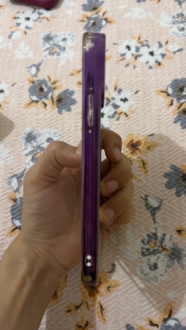 Koyu Mor Bohem Fermuarlı Telefon Kılıfı - Görsel 4