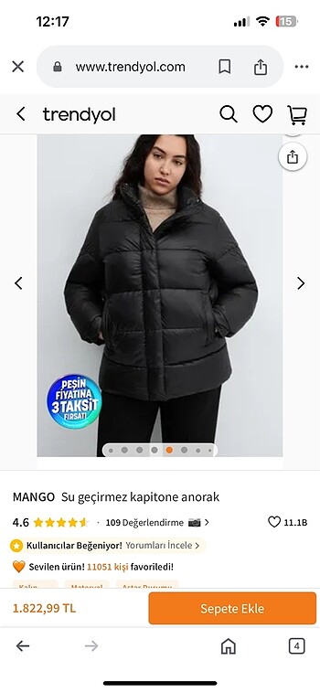 Mango su geçirmez