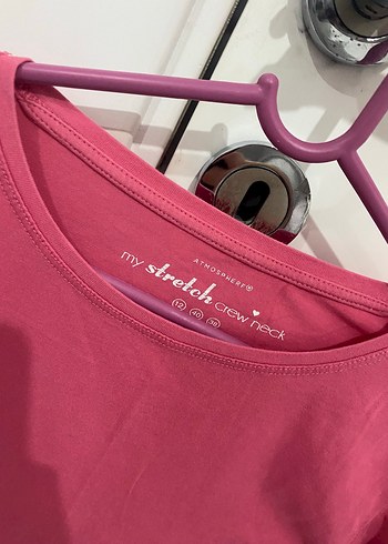 Kız Çocuk Pembe Uzun Kollu Tişört - Görsel 3