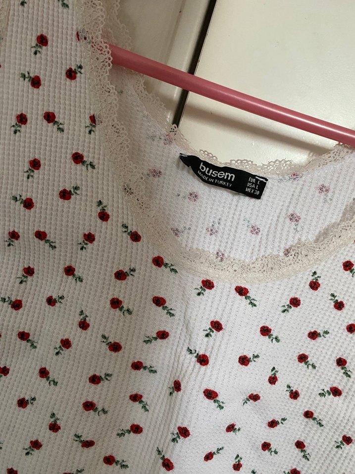 Dantel Detaylı Beyaz Kız Çocuk V Yaka Atlet - Görsel 3