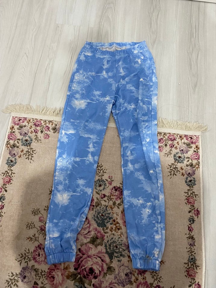 Mavi Batik Desenli Sweatshirt - Görsel 2