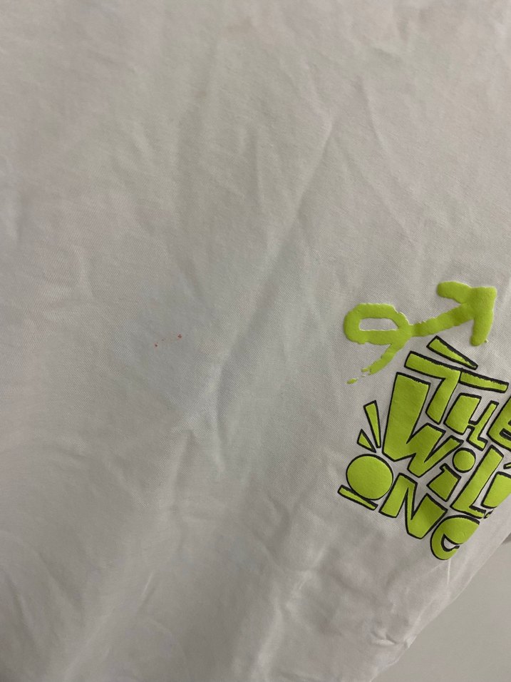 Beyaz Baskılı Kadın Kısa Kollu Tişört - Görsel 4