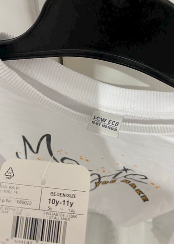 Beyaz Uzun Kollu Baskılı Kız Sweatshirt - Görsel 3