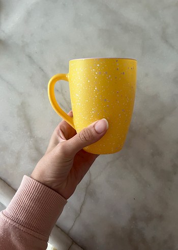 Sarı Pastel Renkli Kupa