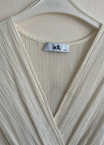 Simli beyaz yazlık elbise - Görsel 2