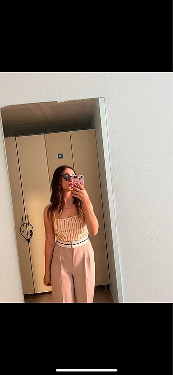 Trendyol & Milla Bej palazzo pantolon