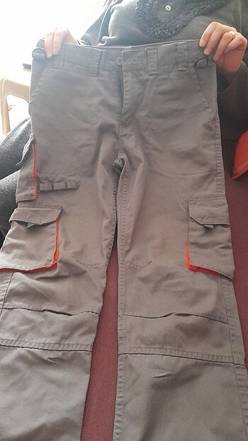 Gri kargo pantolon