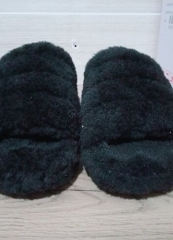 35 Beden siyah Renk UGG Kadın Fluff Slide Siyah