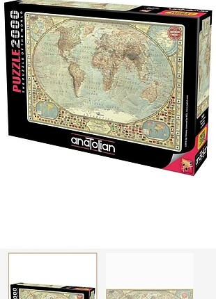 dünya haritası puzzle 