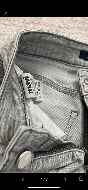 26 Beden gri Renk Mavi jean