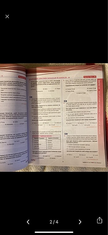 10. Sınıf tarih test kitabı