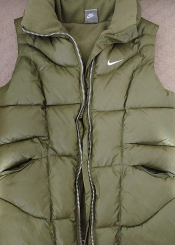 orjinal Nike Yeşil Fermuarlı Kadın Yelek