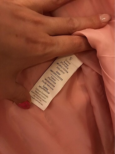 s Beden pembe Renk Pembe ceket