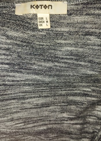 Gri V Yaka Kadın Triko Kazak - Görsel 4