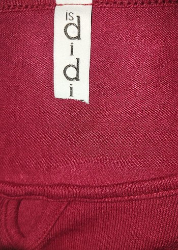 Bordo Uzun Kollu Kız Bluzu - Görsel 3