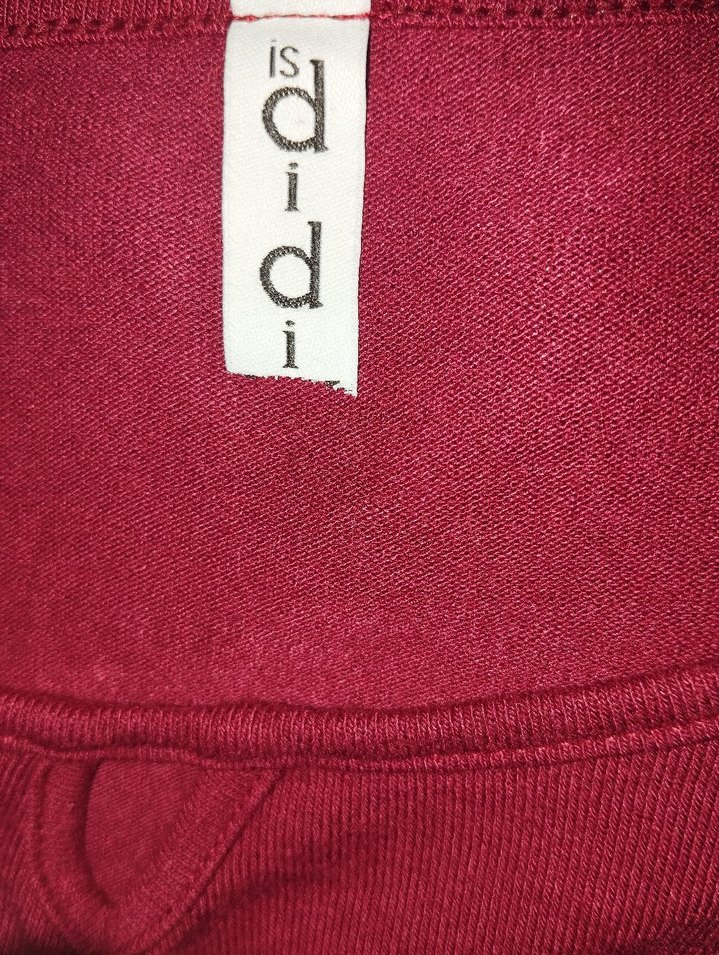 Bordo Uzun Kollu Kız Bluzu - Görsel 3