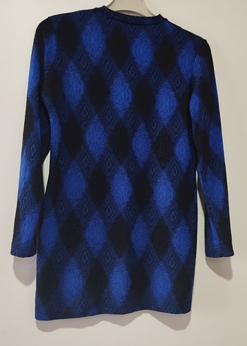 Kadın Lacivert Triko Uzun Kollu Tunik - Görsel 2