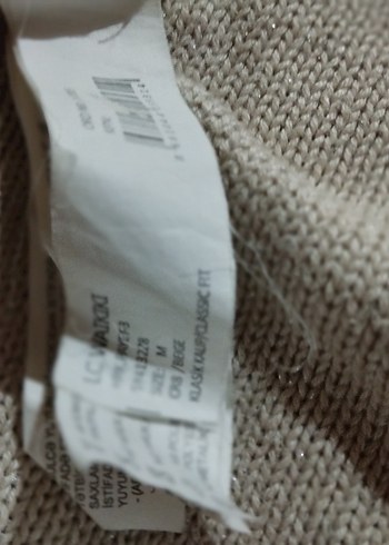 Bej Örgü Kadın Hırka, Uzun Kollu, Normcore - Görsel 4