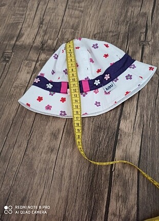 6-12 Ay, 18 cm Beden beyaz Renk Sıfır şapka