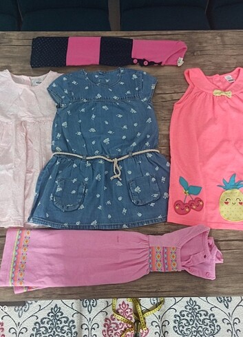 LC Waikiki 2-3 yaş 5 adet elbise