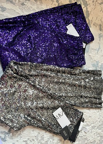 Parlak  Desenli Kadın  Pantolon - Görsel 3