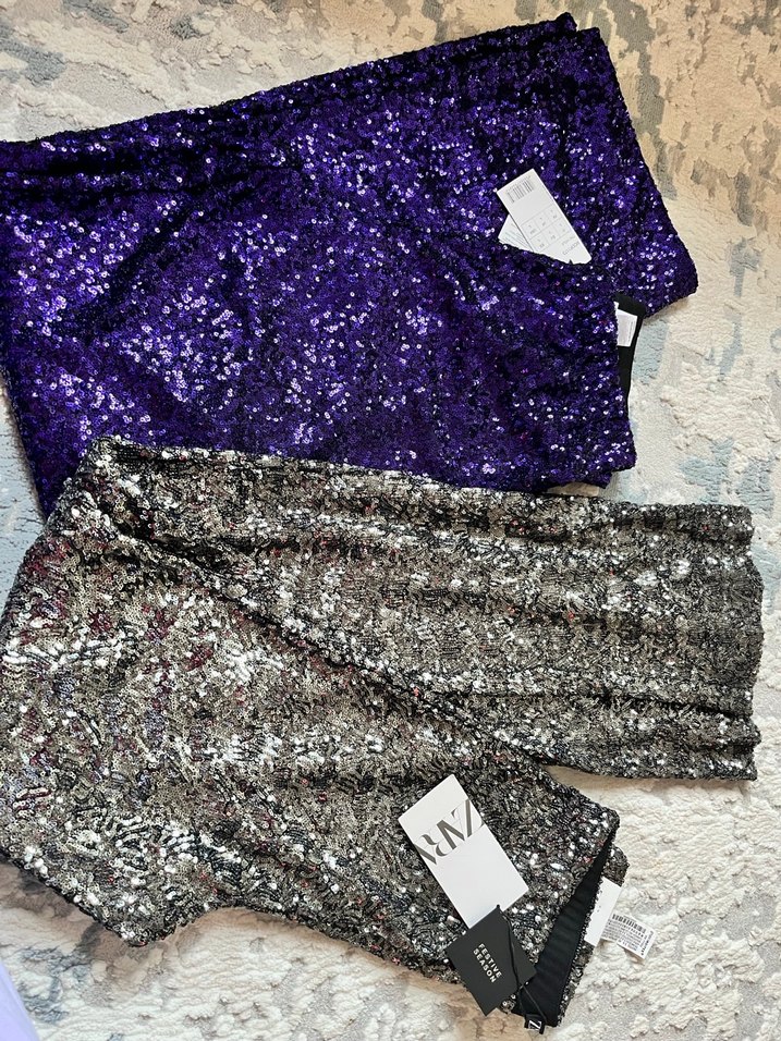 Parlak  Desenli Kadın  Pantolon - Görsel 3