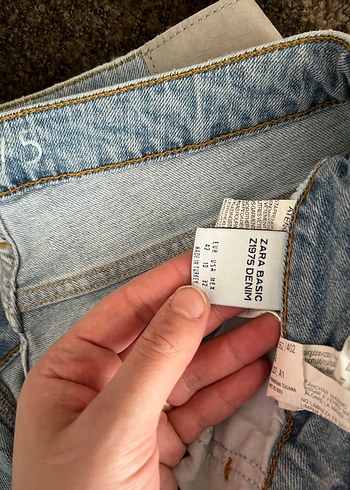 Yırtık Detaylı Gri Kadın Denim Pantolon - Görsel 4