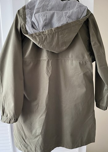 Düğmeli Salaş Midi Kadın Ceket - Görsel 3