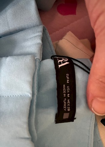 Mavi Midi Kadın Kumaş Pantolon - Görsel 3