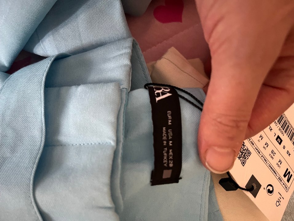 Mavi Midi Kadın Kumaş Pantolon - Görsel 3