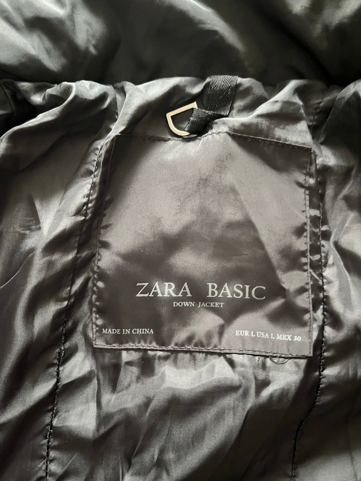 Kemerli Siyah Kadın Kışlık Mont - Görsel 4