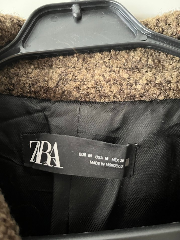 Düğmeli Kahverengi Midi Kadın Kaban - Görsel 3