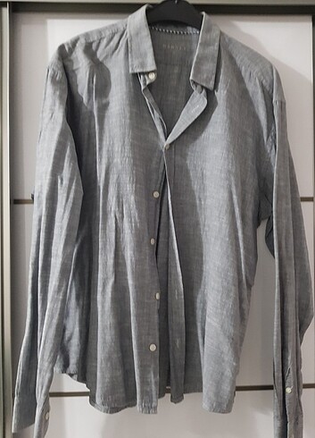 Erkek gömlek yazlık keten slim fit