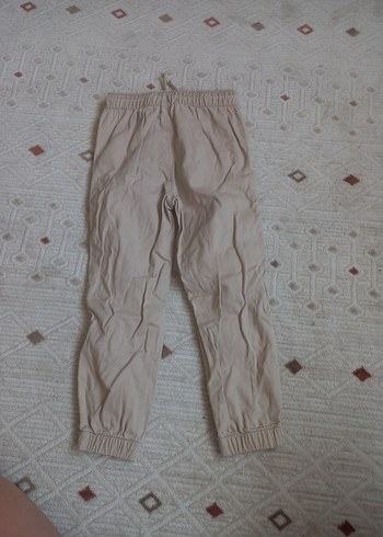 H&M H&M Erkek Çocuk Bej Bol Kesim Keten Pantolon