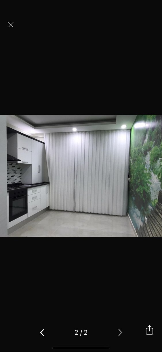 Beyaz Modern Perde - Görsel 2