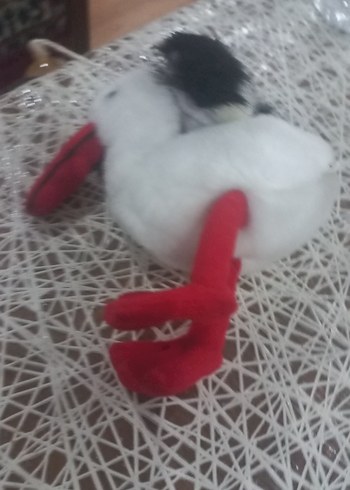  Beden Beyaz Renkli Peluş Kuş Oyuncak