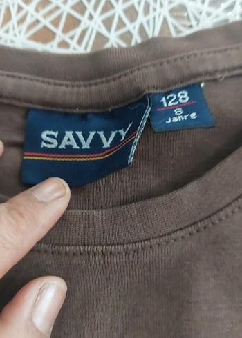 Kız Çocuk Kahverengi Baskılı Uzun Kollu Tişört - Görsel 4