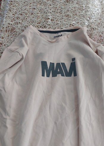 Pembe Pamuklu Hamile Tişörtü, Kısa Kollu - Görsel 2