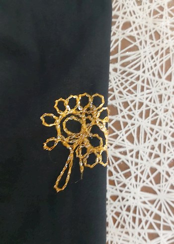 Nakışlı Boncuklu Siyah cocuk  Yelek - Görsel 5