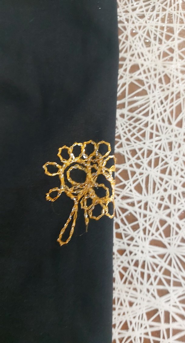 Nakışlı Boncuklu Siyah cocuk  Yelek - Görsel 5