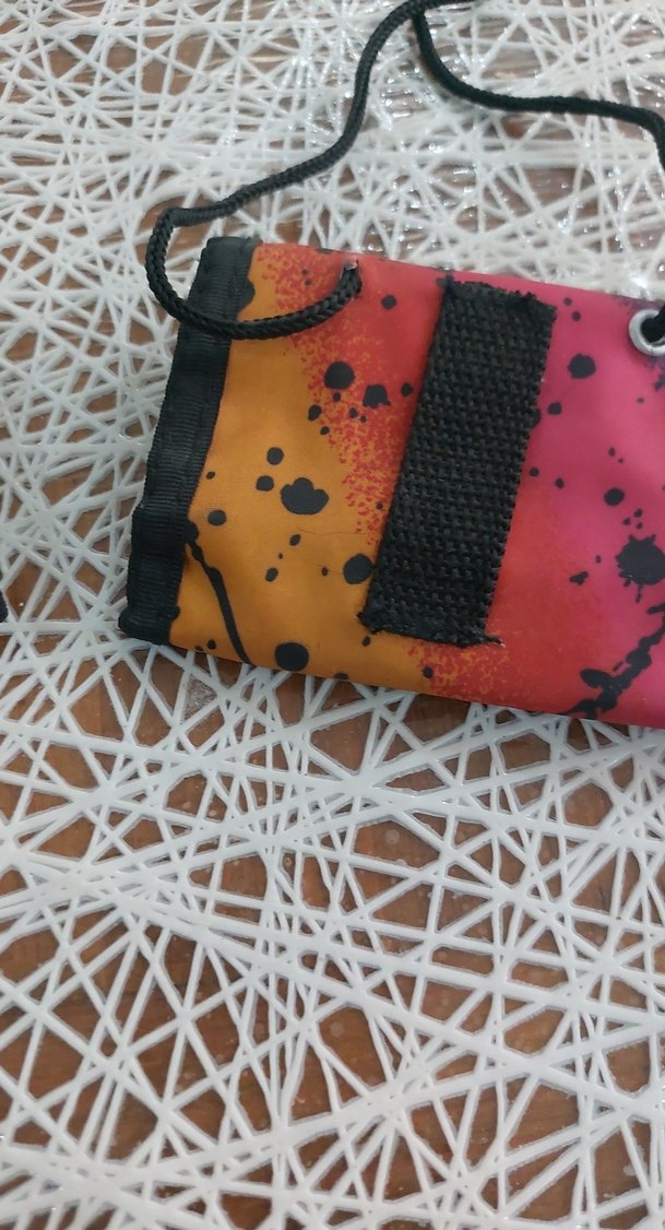 Renkli Bağcıklı Çocuk Cüzdanı Velcro - Görsel 5