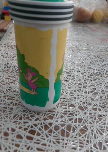 Sarı Winnie the Pooh Çocuk Termos Şişesi - Görsel 4